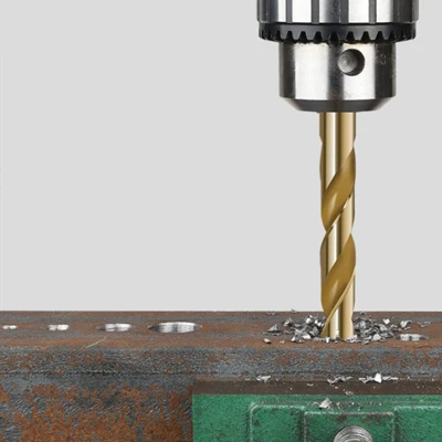 Drill Bit Operation on Steel Drill Bit Operation on Steel